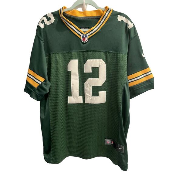 NFL Aaron Rodgers Green Bay Packers Jersey Nike 44 On Field See Measurements - Picture 1 of 7